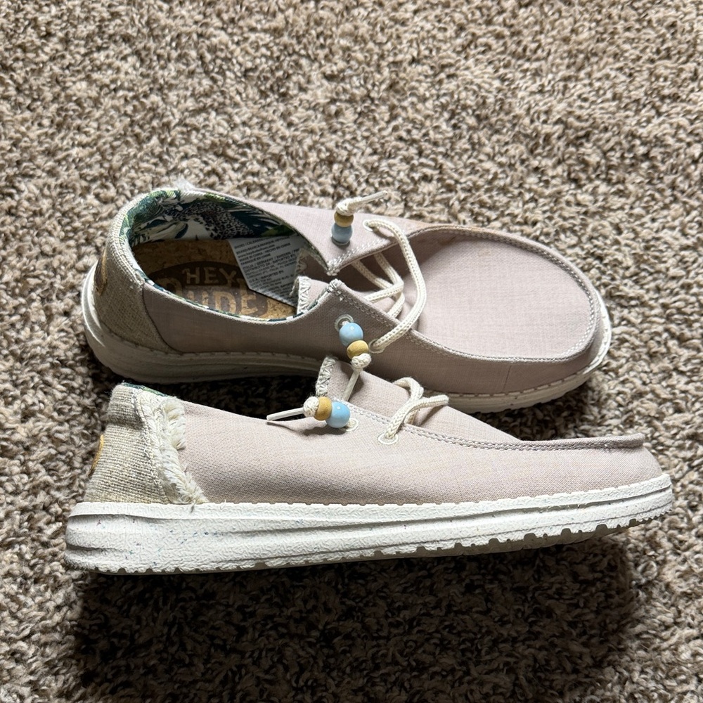 Hey Dude Light Tan Slip-On Shoes
